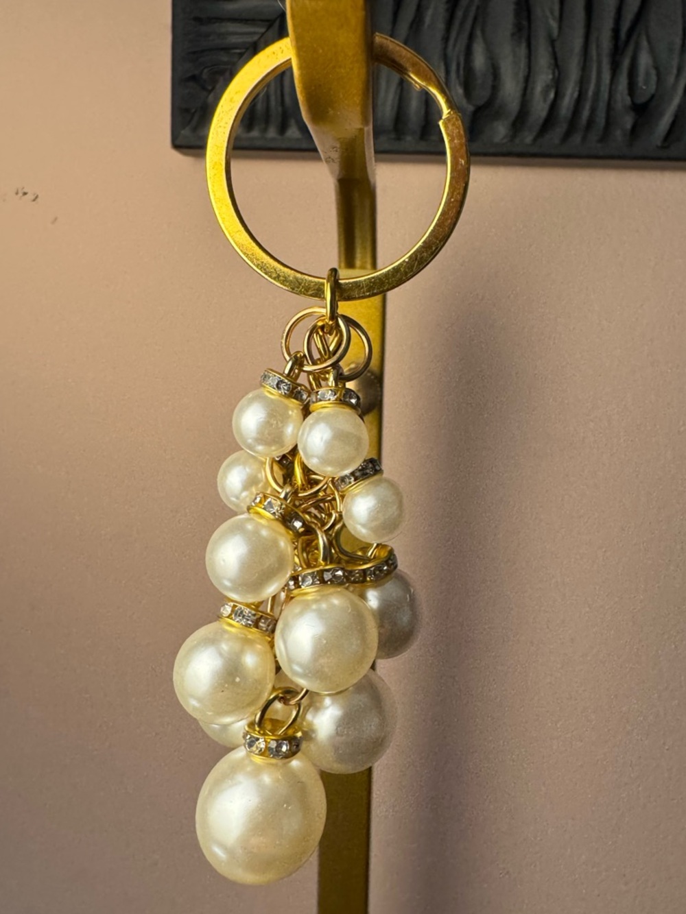 Faux Pearl Keychain/Bag Charm
